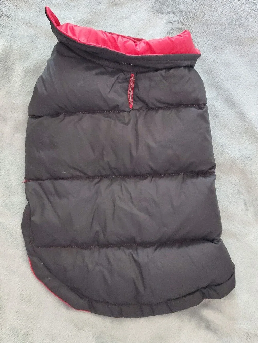 32 Degrees Reversible Dog Jacket Red And Black SMALL